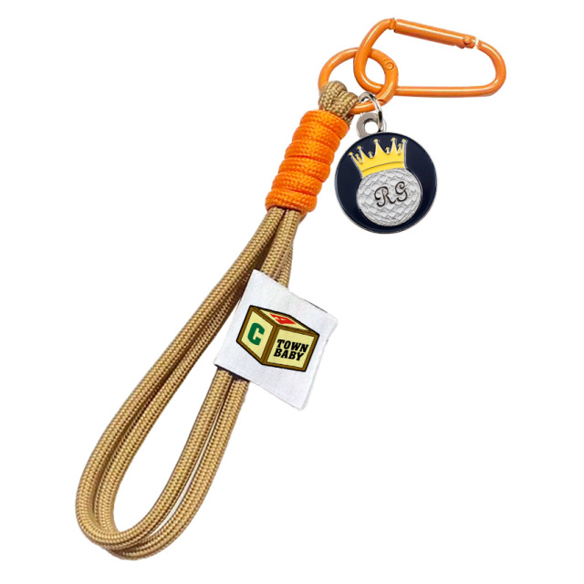Unique Custom logo Polyester Short Wrist Strap Key Chain Lanyard Promotional Carabiner with Printed logo