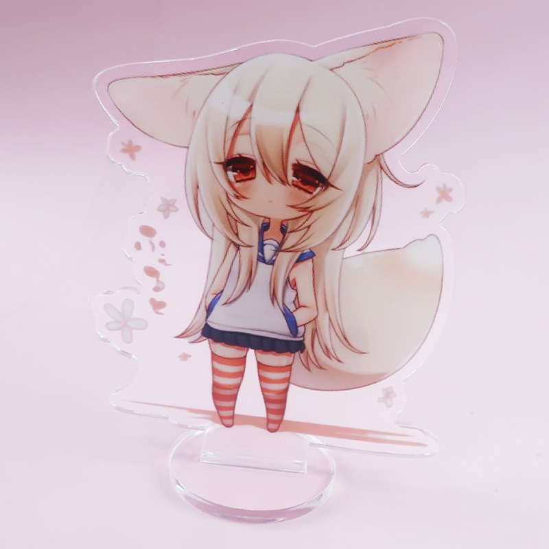 Custom Printed Promotion Acrylic Plastic Keychain Charms Double Sided Kpop Idol Acrylic Standee for Fans