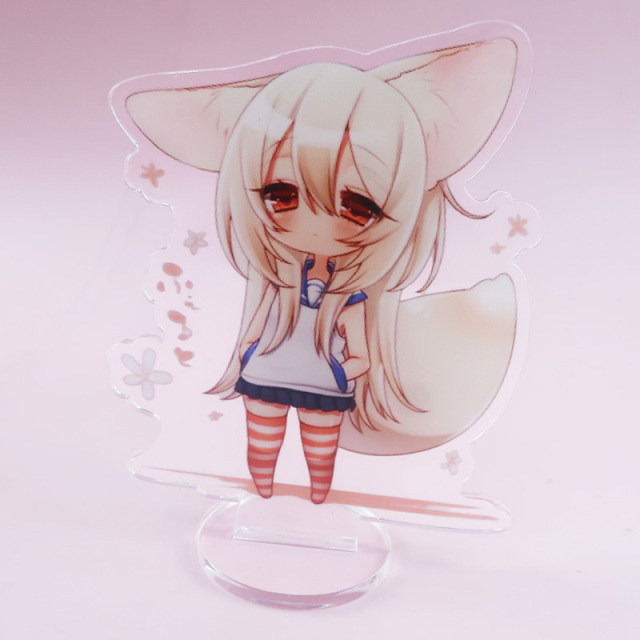 Custom Printed Promotion Acrylic Plastic Keychain Charms Double Sided Kpop Idol Acrylic Standee for Fans