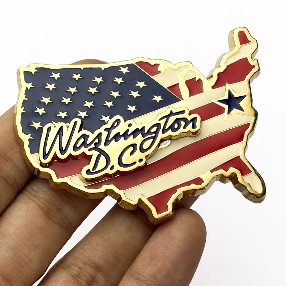 Factory Free Personalize Metal 2d Fridge Magnet Custom Made Brand logo Refrigerator Magnet Manufacturer