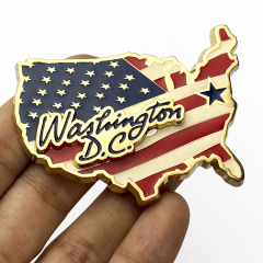 Factory Free Personalize Metal 2d Fridge Magnet Custom Made Brand logo Refrigerator Magnet Manufacturer
