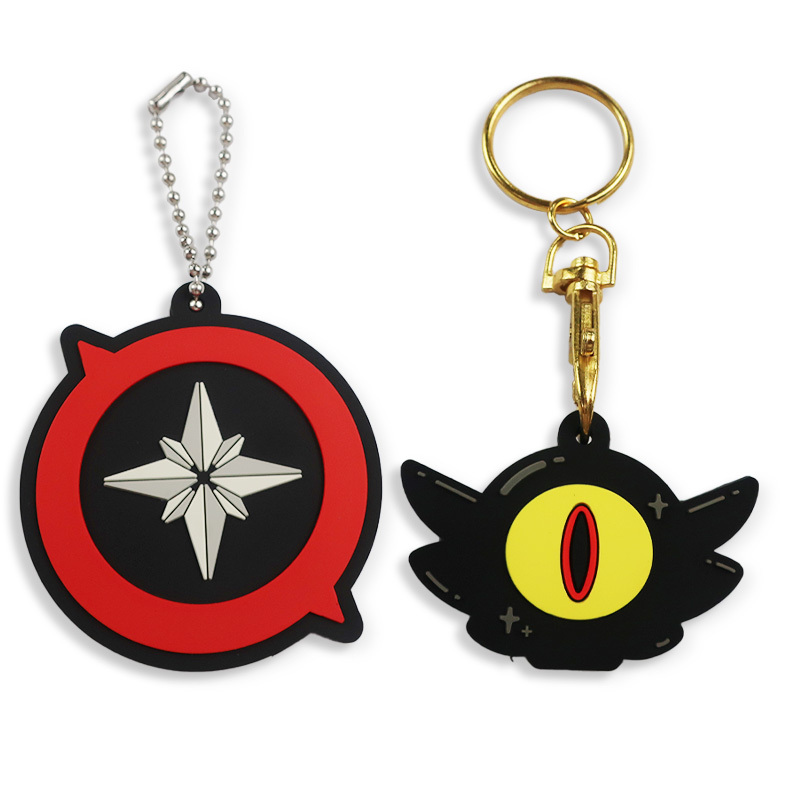 Promotional Rubber Key Chains Accessories Luxury Custom logo Pvc Silicone Keychain Charms