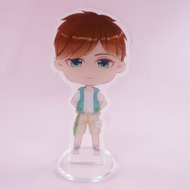 Personalized Stand Custom Anime Figure clear Acrylic Stand Model Plate Desk Decor Standing Sign Keychain Standee for Fans Gifts