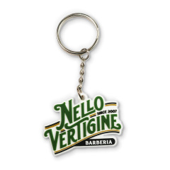 Custom Made Logo 2D/3D Letter Shape Rubber Pvc Key Chain Customised Personalized Soft Silicone Keychains for Promotion Gifts