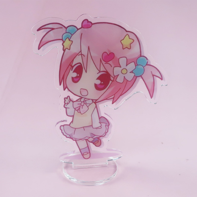 Personalized Stand Custom Anime Figure clear Acrylic Stand Model Plate Desk Decor Standing Sign Keychain Standee for Fans Gifts