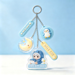 2026 Popular Custom logo Personalized Design Pvc Rubber Keychain Custom Silicone Flexible Pvc Keychain