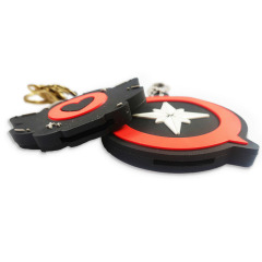 Custom Cute Cartoon Rubber Key Chains Pvc Keychain Silicone Anime Protective Key case Cover Holder