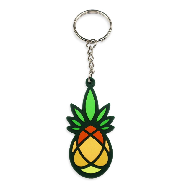 Wholesale Personalized Designer Silicone Plastic Rubber Key Chains Custom logo Keychain Fun