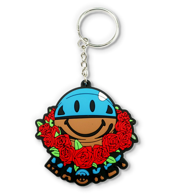 Custom Made Logo 2D/3D Letter Shape Rubber Pvc Key Chain Customised Personalized Soft Silicone Keychains for Promotion Gifts