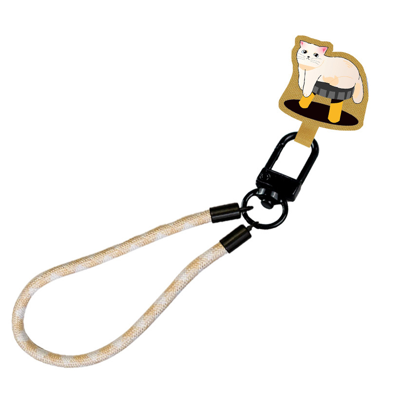 Personalised logo Adjustable Nylon Wrist Strap Waterproof Phone Lanyard String Rope