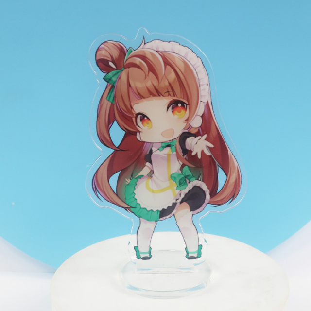 Personalized Stand Custom Anime Figure clear Acrylic Stand Model Plate Desk Decor Standing Sign Keychain Standee for Fans Gifts