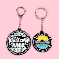 Free Sample Promotional Gifts Custom Design Embossed Soft 2D 3D Rubber Pvc Cute Key Chain Silicone Keychain