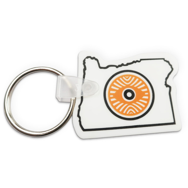 Promotional Silicone Key Chain Plastic Keychain Custom logo Rubber Keychain Accessories