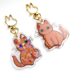 Wholesale Custom Acrylic Keychain Charms Custom logo Acrylic Key Ring