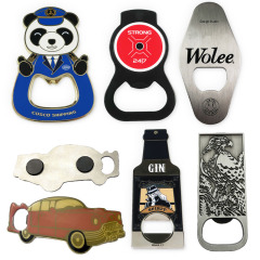 Custom logo Souvenir Metal Magnet Fridge Magnet Bottle Opener Tourism Souvenirs