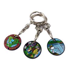 Wholesale Custom Logo Shopping Cart Coin Metal Key Chain/Metal Trolley Token Coin for