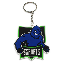 Promotional Keychain Rubber Pvc Soft logo Silicone Key Chains Custom Keyring Accessories