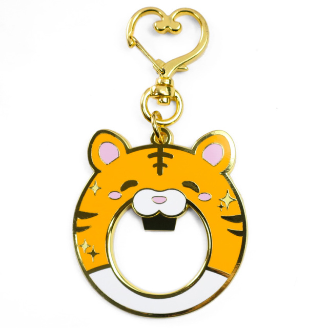 Custom Enamel Anime Hey Mini Metal Animal Shape Beer Bottle Opener Keychain Car Drink Opener Key Chain Wholesale