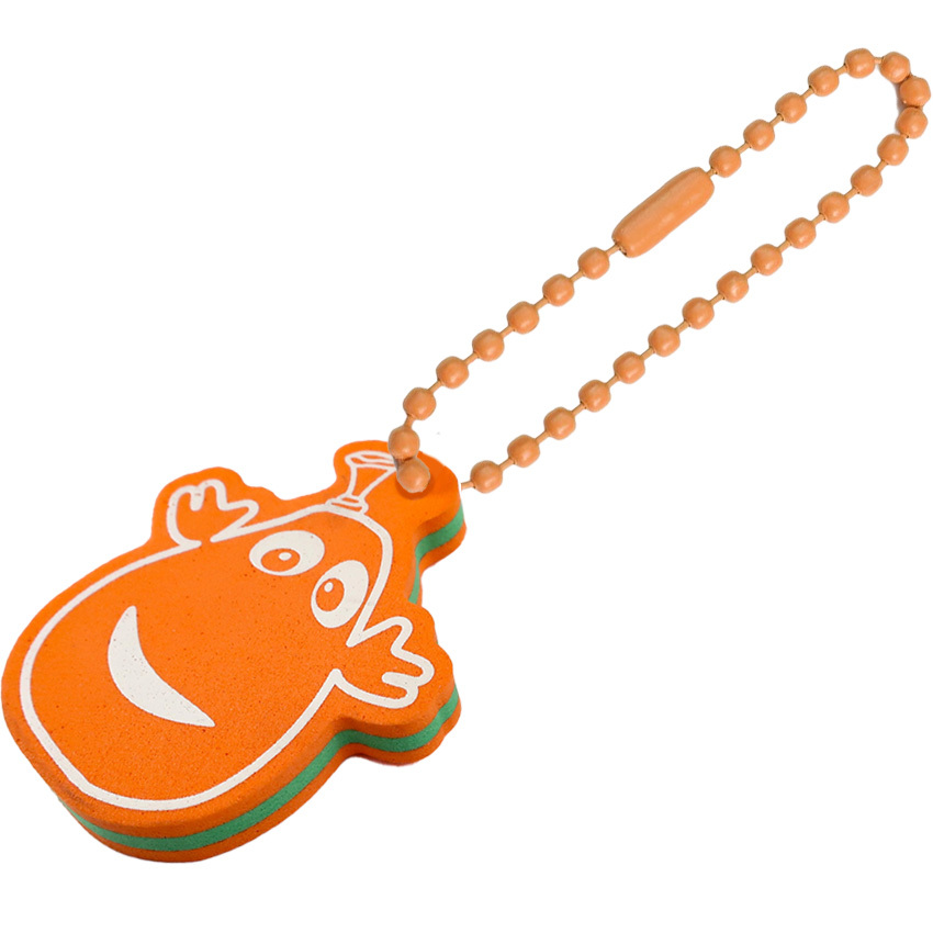 Cheap Custom Floating Mini Eva Foam Die Cut Keychain Sale in Bulk