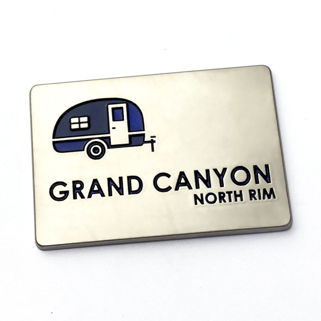 Wholesale Die Cut 3d Metal Refrigerator Magnets Fridge Magnet Country Tourism Souvenirs Custom