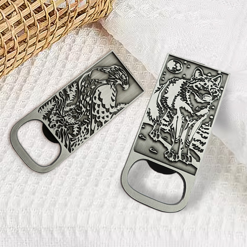Custom logo Souvenir Metal Magnet Fridge Magnet Bottle Opener Tourism Souvenirs
