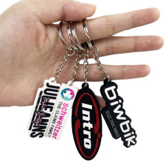 Custom Kids Plastic Rubber Pvc Daisy Keychain Custom Key Chain Silicone Keyring