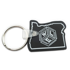 Wholesale Custom Cartoon 2d3d Soft Pvc Keychain Rubber Key Chains Silicone Keychain with logo