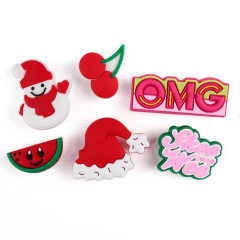 Cheap Custom Festive Style Magnetic Hat Christmas Ornaments Gift Mini Silicone Rubber Pvc Fridge Refrigerator Magnet