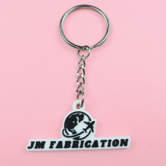 Fast Custom Quote Handbag Pvc Material Cartoon Keychain with Strap