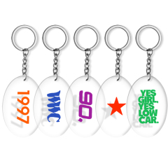 Low Moq Customised Transparent Acrylic Keychain Packaging