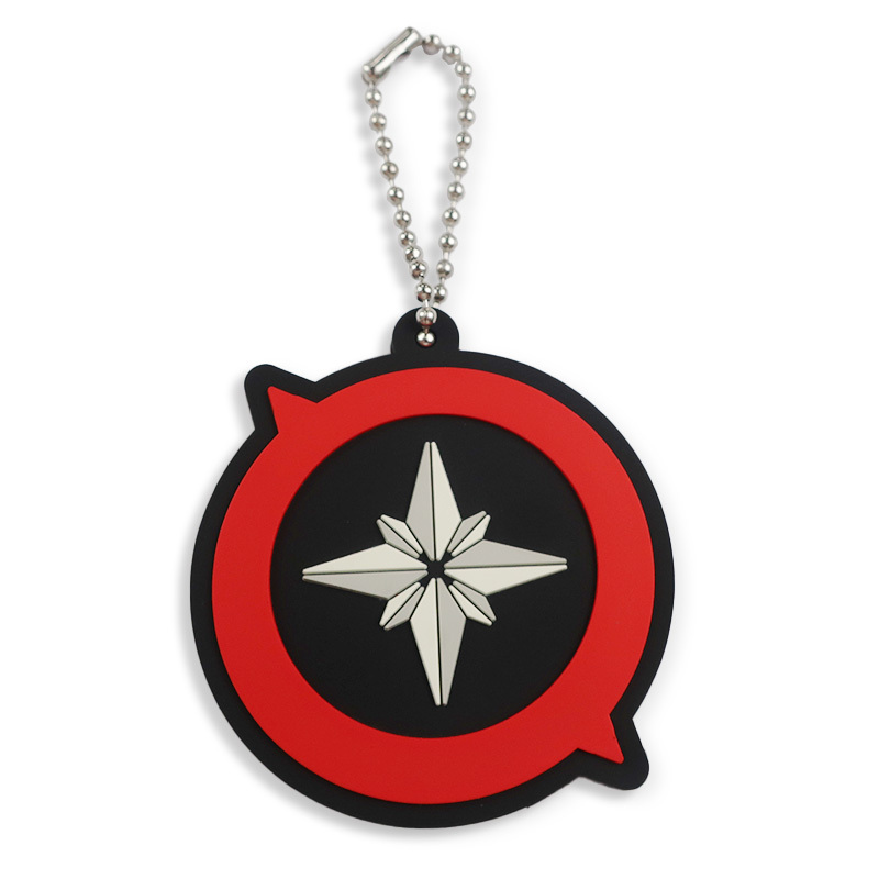 Promotional Rubber Key Chains Accessories Luxury Custom logo Pvc Silicone Keychain Charms