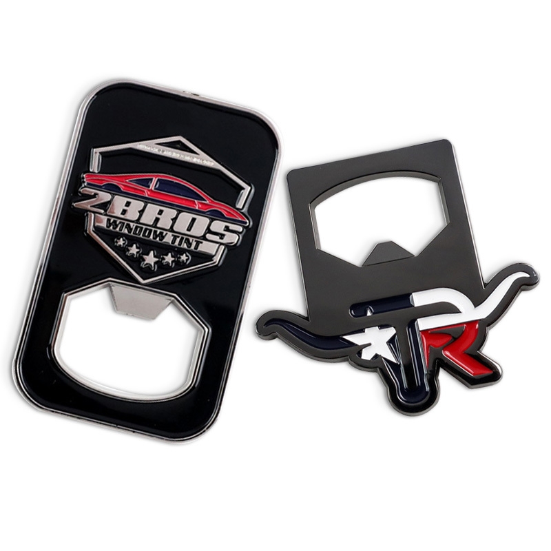 Custom logo Souvenir Metal Magnet Fridge Magnet Bottle Opener Tourism Souvenirs