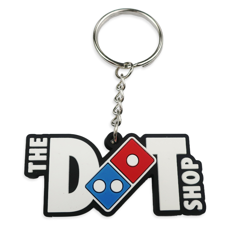 Wholesale Personalized Designer Silicone Plastic Rubber Key Chains Custom logo Keychain Fun