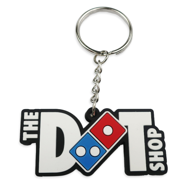 Wholesale Personalized Designer Silicone Plastic Rubber Key Chains Custom logo Keychain Fun