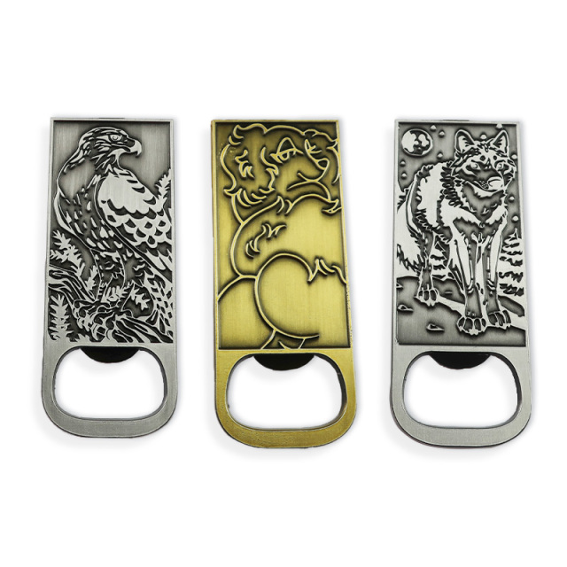 Custom logo Souvenir Metal Magnet Fridge Magnet Bottle Opener Tourism Souvenirs