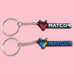 Fast Custom Quote Handbag Pvc Material Cartoon Keychain with Strap