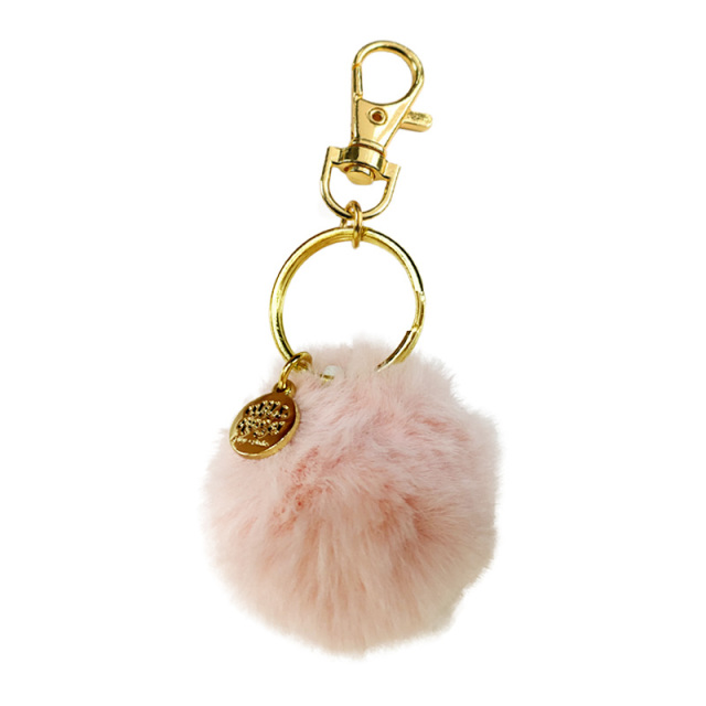Pom Fur Ball Keychains Pompom Puff Heart with Balls Bulk Faux Fluffy Furry Fluff Furball Real Poms rainbow Puffballs Keychain