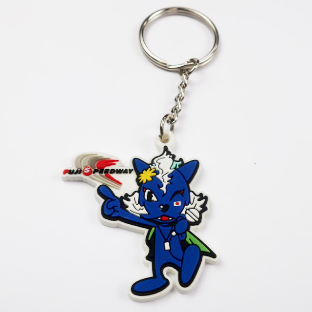 Wholesale Pvc Rubber Key Chains Diy Gift Keychains 2D Cartoon Silicone Custom Design Personalised Kids Key Rings Rubber