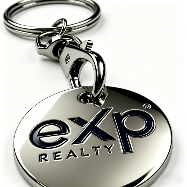 Wholesale Custom Logo Shopping Cart Coin Metal Key Chain/Metal Trolley Token Coin for