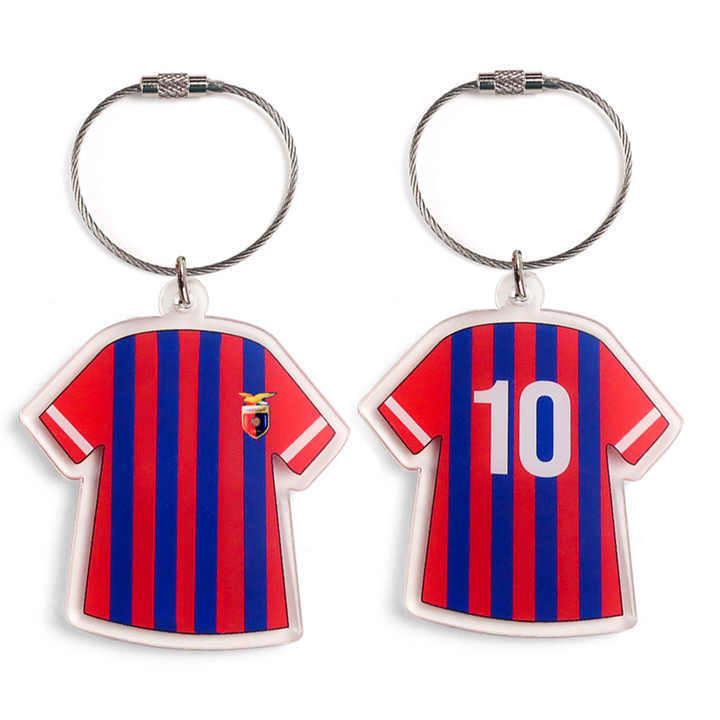 Custom Logo Double Sides Glitter Hologram Acrylic Key Chain Anime Acrylic Charm Transparent Plastic Keychain