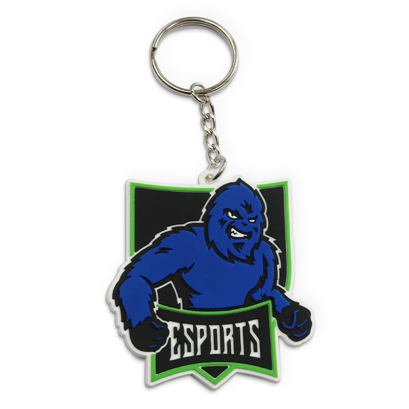 Promotional Silicone Key Chain Plastic Keychain Custom logo Rubber Keychain Accessories