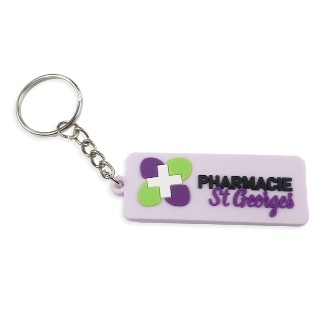 Promotional Custom Designer Pvc Silicone Advertise Gifts Psychological Counseling Keychain Key Rings with logo