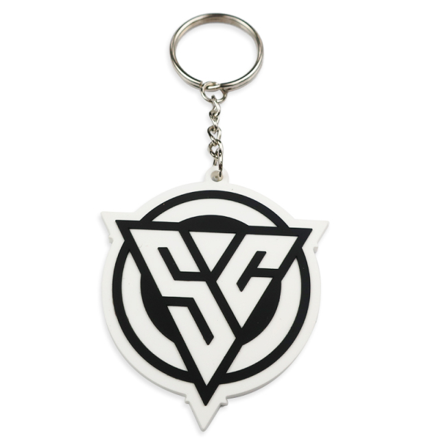 Custom logo Fashion Personalized Keychain Rubber Key Ring Soft Pvc Keychain Silicone Keychain