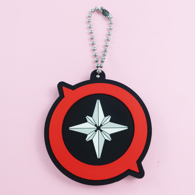 Promotional Rubber Key Chains Accessories Luxury Custom logo Pvc Silicone Keychain Charms