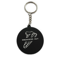 Wholesale 2d3d Two Side Plastic Silicone Keyring Rubber Key Chains Soft Pvc Keychain Custom