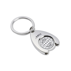 High Quality Custom Uk Lock Shopping Trolley Shopping Cart Coin Lock Keyring Holder