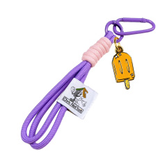 Unique Custom logo Polyester Short Wrist Strap Key Chain Lanyard Promotional Carabiner with Printed logo