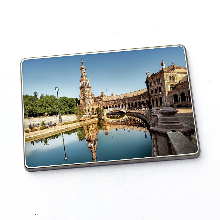 Funny Personalized Large Metal World City Fridge Magnets Making Supplies Maker