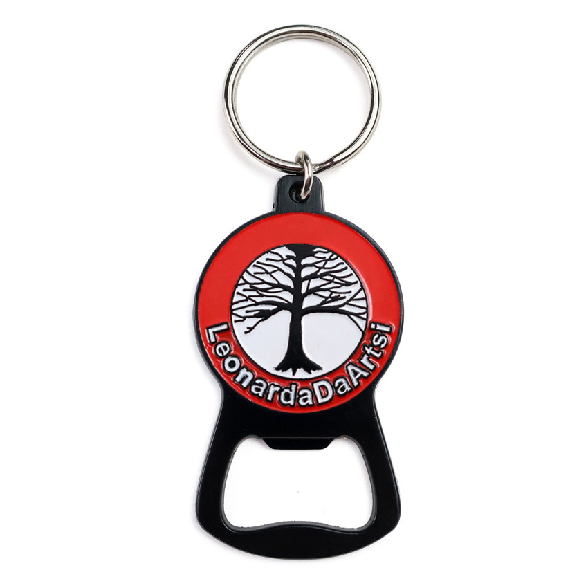 Custom logo Magnetic Sublimation Metal Key Chain Keyring Stainless Steel Beer Bottle Opener Keychain
