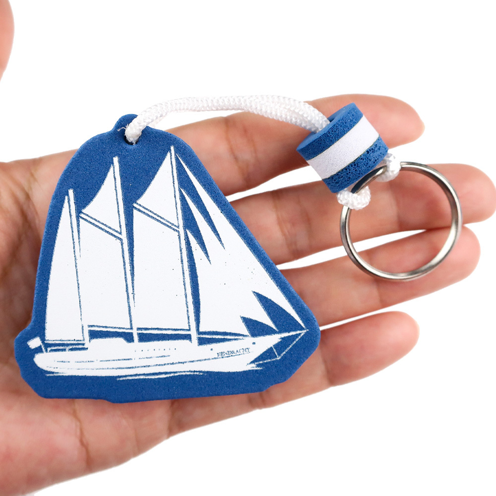 Custom Safety EVA Floating Keyring Water Buoyant Keychain for Kayak Canoe Marine Nautical Boating Swim